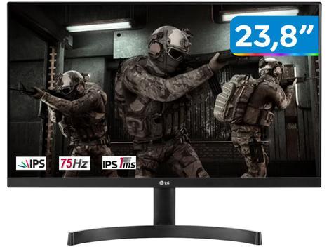 Monitor Gamer 75Hz Full HD 238 LG 24ML600M-B