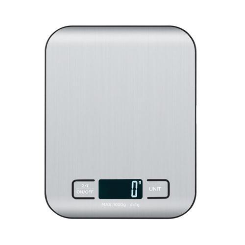Balança Digital de Cozinha Precisão 10kg Inox P/ Pesar Comida Fitness Nutrição Dieta Casa Alimentos - Daystar