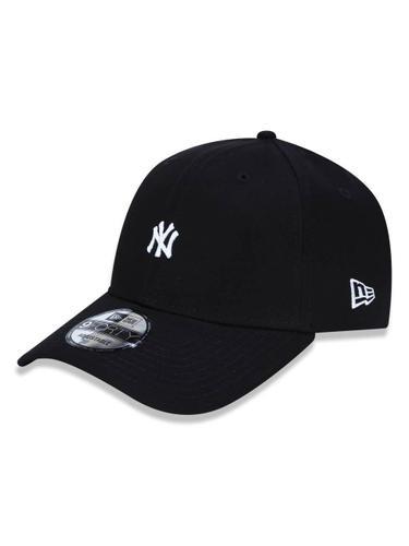 Boné New Era New York Yankees Aba Curva Preto