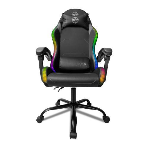 Cadeira Gamer RGB TGT Heron Reclinável 2 Almofadas - TGT-HR-RGB01