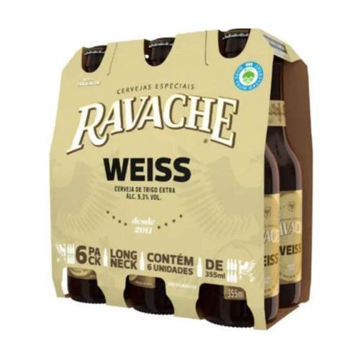 Kit 6 Cervejas Ravache Weiss 355ml
