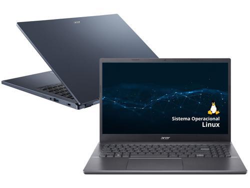 Notebook Acer Aspire 5 i5-12450H 8GB SSD 512GB Intel UHD Graphics Tela 15.6” FHD Linux Gutta - A515-57-52A5