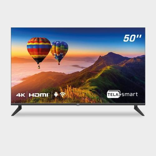 Smart TV 50" HQ 4K com Conversor Digital 3 HDMI 2 USB WI-FI Android 11 Design Slim e Tela Frameless - UDE50HR315LN