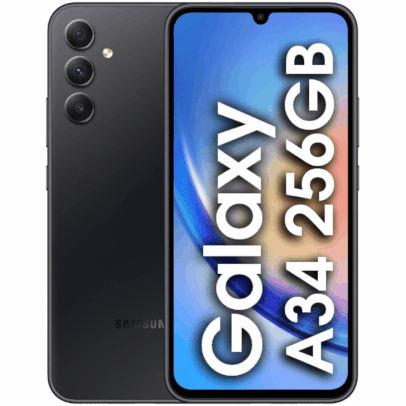 [C. OURO] Smartphone Samsung Galaxy A34 5G 256GB 8GB RAM Tela 6,6 Super AMOLED 120HZ
