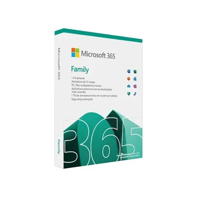 Microsoft Office 365 Home, Mídia Física - 6gq-01543