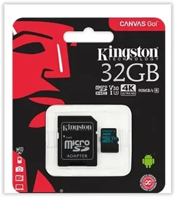Cartão de Memória Micro-SD 32GB Kingston Technology