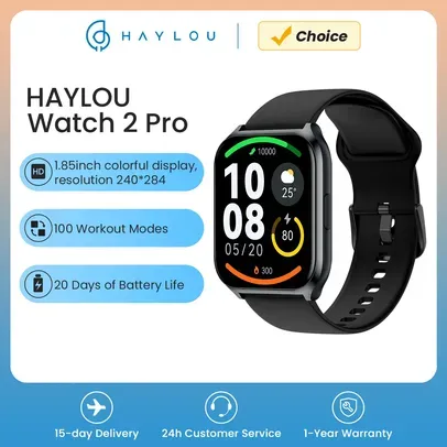 Smartwatch HAYLOU LS02 Pro Smartwatch para homens e mulheres, 1.85