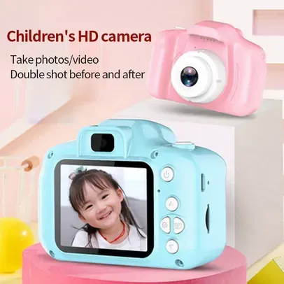 X2 Crianças - Mini Câmera Digital, Tira Fotos, grava Vídeo Pequeno
