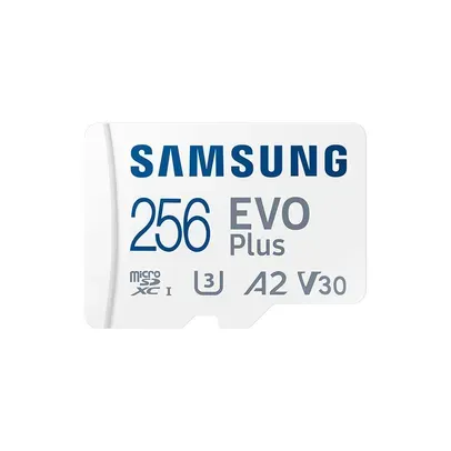Cartão de Memória Samsung Evo Plus 128GB, Branco, com Adaptador