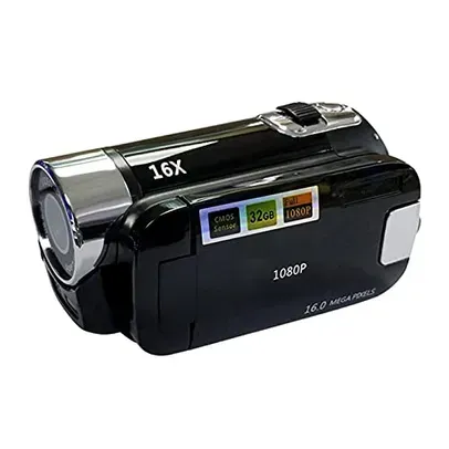 [Compra internacional] Domary Câmera Digital Gravador de Vídeo 16X F-ocus Zoom Design Tela TFT