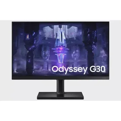 Monitor Gamer Samsung Odyssey 24 Polegadas G30 144hz 1ms Full HD Ajuste De Altura, Freesync Premium LS24BG300ELMZD