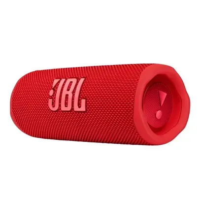 Caixa de Som Portátil JBL Flip 6, Bluetooth, À prova D'Água, USB-C, Vermelho - 28913558