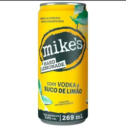 Bebida mista Mike's Hard lemonade limão lata 269 mL