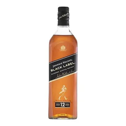 [3 UNIDADES] Whisky Escocês Blended Black Label Johnnie Walker Garrafa 750ml