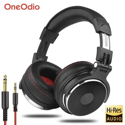 Fones de ouvido com fio Hi-Res Audio | Over Ear Monitor Headset | Oneodio Studio Dj Headphones