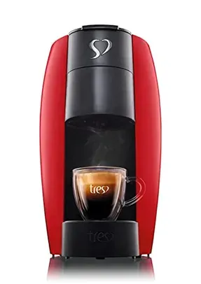 Cafeteira Espresso LOV Vermelha Automática 220V - TRES 3 Corações