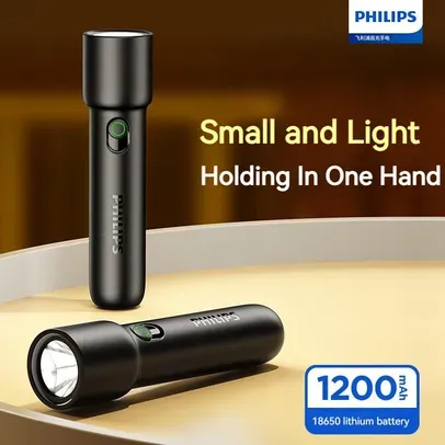 (Taxa Inclusa) Lanterna Portátil Recarregável Philips 2024 Novo EDC