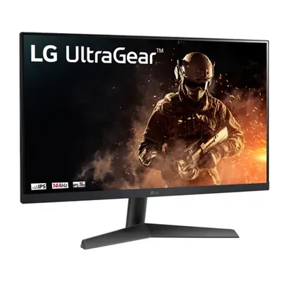Monitor Gamer LG Ultragear 23,8 Full HD 144Hz 1MS HDMI DP IPS HDR Freesync Premium Preto - 24GN60R-B