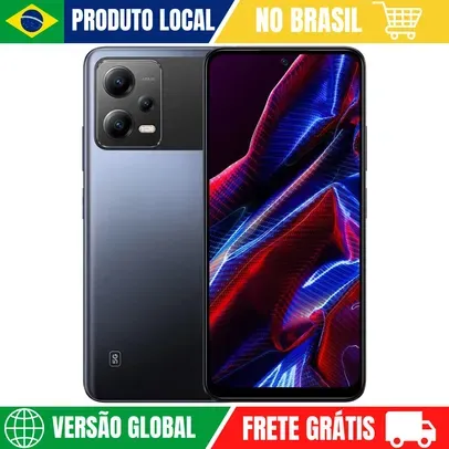 [No Brasil] Xiaomi PocoPhone Poco X5 5G 256GB ROM Black 8GB RAM Versão Global