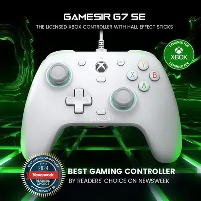 GameSir G7 SE Gamepad, Compatível com PC, Xbox Series X, Xbox Series S, Xbox One, Controle PC