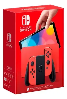 [Meli +/ CC Mercado Livre] Nintendo Nintendo Switch OLED OLED 64GB cor vermelho