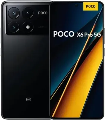 Smartphone Xiaomi POCO X6 Pro 5G 8GB+256GB Global Version NFC Dimensity 8300-Ultra 64MP triple camera 67W 120Hz AMOLED (Black)