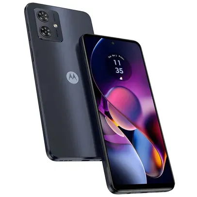 Smartphone Motorola Moto G54 5G Grafite 128GB, 4GB RAM, Tela de 6.5, Câmera Traseira Dupla, Selfies de 16MP, Android e Processador Octa-Core