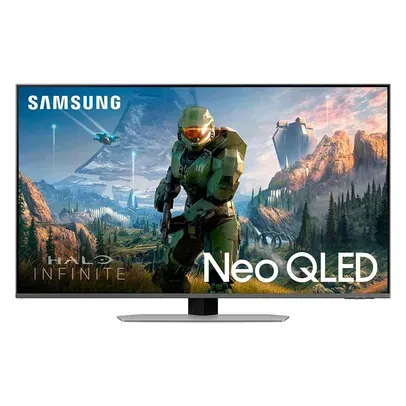 Smart TV 50 Polegadas Samsung Gaming Neo QLED 4K, 4 HDMI, Mini LED, Tela sem limites, Alexa