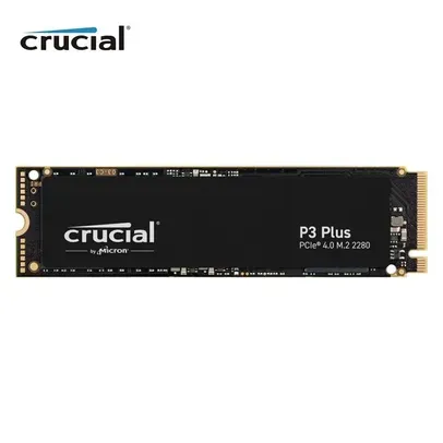 [Taxa inclusa/moedas] SSD NVME Crucial P3 Plus de 512gb de Armazenamento - PCIe Gen4 3D NAND, L: 5.000MB/s E: 4.200MB/s - Para PC, Notebook, Console