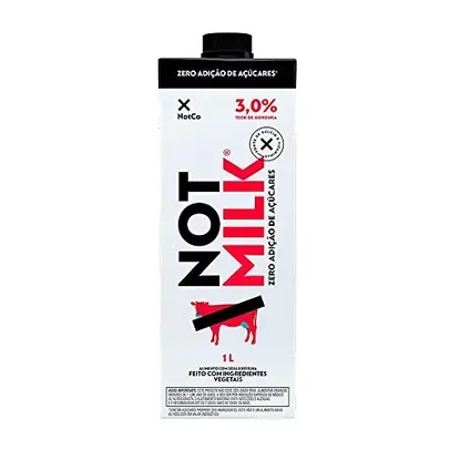 [Leve +Por- R$6.5 ] Notco Bebida Vegetal Notco Notmilk Zero Adição De Açucar 1L