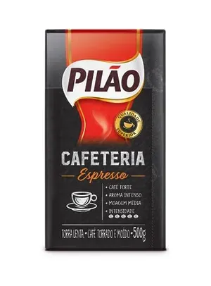 Café Pilão Torrado e Moído Cafeteria Espresso Vácuo 500g