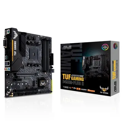 Placa-Mãe Asus TUF Gaming B450M-Plus II, AMD AM4, mATX, DDR4