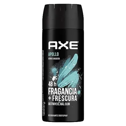 [Recorrência] AXE Antitranspirante Aerosol Apollo Proteção + Perfume Vetiver E Mandarina 150 Ml (89G