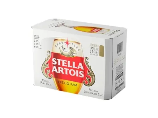 Pack de Stella Artois Sleek 350ml , 8 Unidades