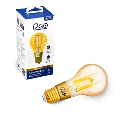 Lâmpada Inteligente Smart Lamp I2GO Vintage Wi-Fi LED Filamento I2GO - I2GO Home - Compatível com Alexa