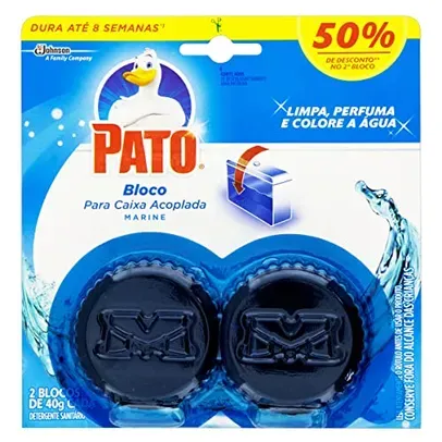 [ PRIME | REC ] Pato Desodorizador Sanitário Caixa Acoplada Marine 40g com 2 unidades