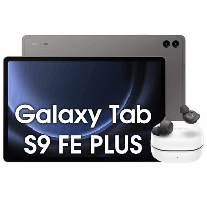 [ESTUDANTES] Tablet Samsung Galaxy Tab S9 FE PLUS 128GB 8GB RAM Tela 12.4 + Fone Galaxy Buds FE