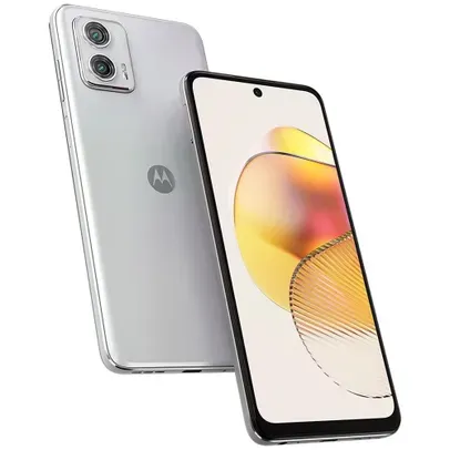 Smartphone Motorola Moto G73 5G 128GB 8GB ram Tela 6.5 Câmera Dupla Selfie de 16MP - Branco