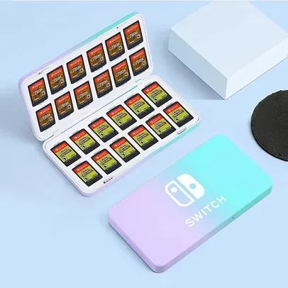 [1º Compra R$ 4,99] Porta Jogos / Cartões de Nintendo Switch (Fechamento com Imã)