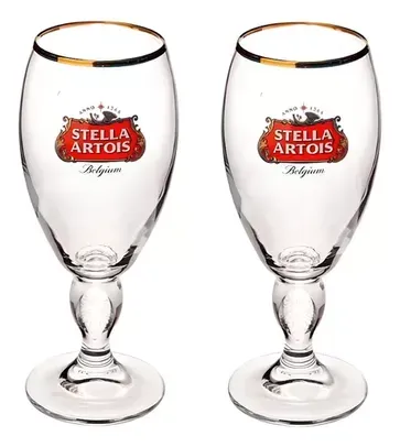 2 Taças Stella Artois Belgium De 250ml - Ambev