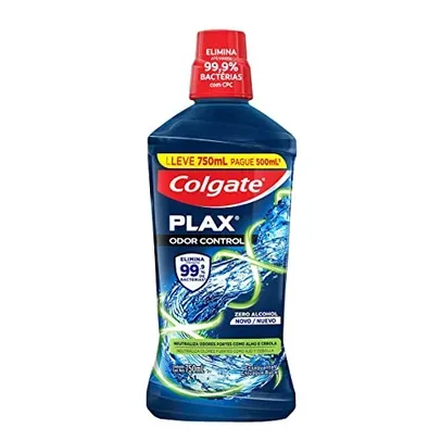 Colgate Plax Odor Control - Enxaguante Bucal, Embalagem Promocional, 750ml