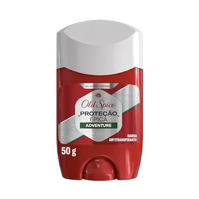 (REC) (40% off na 2ª unidade) Old Spice Desodorante Antitranspirante Em Barra Adventure Proteção Épica 50G