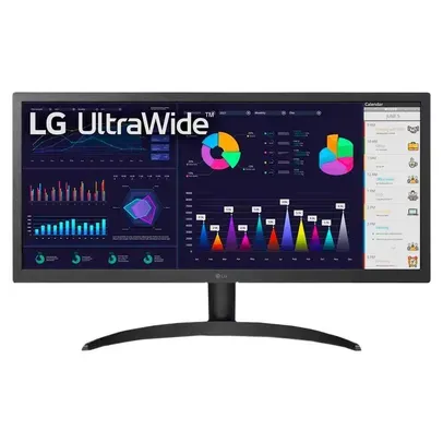 Monitor LG Ultrawide 26 Polegadas, Ips Full HD 21:9 (2560 X 1080), HDR10, AMD Freesync 1ms (MBr) 75hz - 26wq500-b.awzm