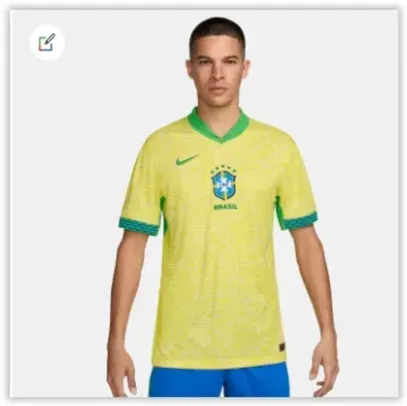Camisa Nike Brasil I 2024/25 Torcedor Pro Masculina