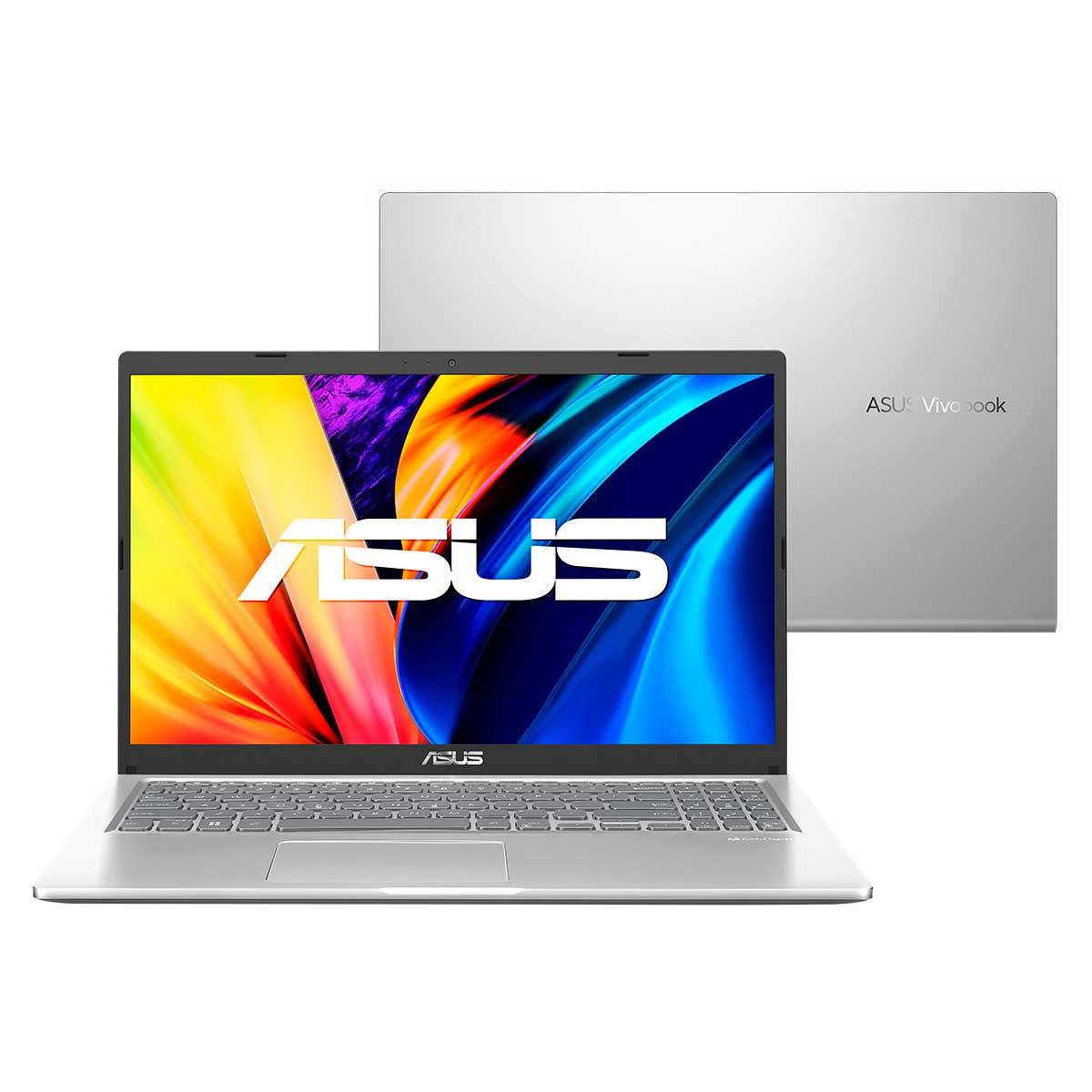 Notebook Asus Vivobook 15 X1500EA-EJ3665W INTEL Core I3 1115G4 4GB 256 GB SSD Tela 15,6\" Full HD Windows 11 Prata