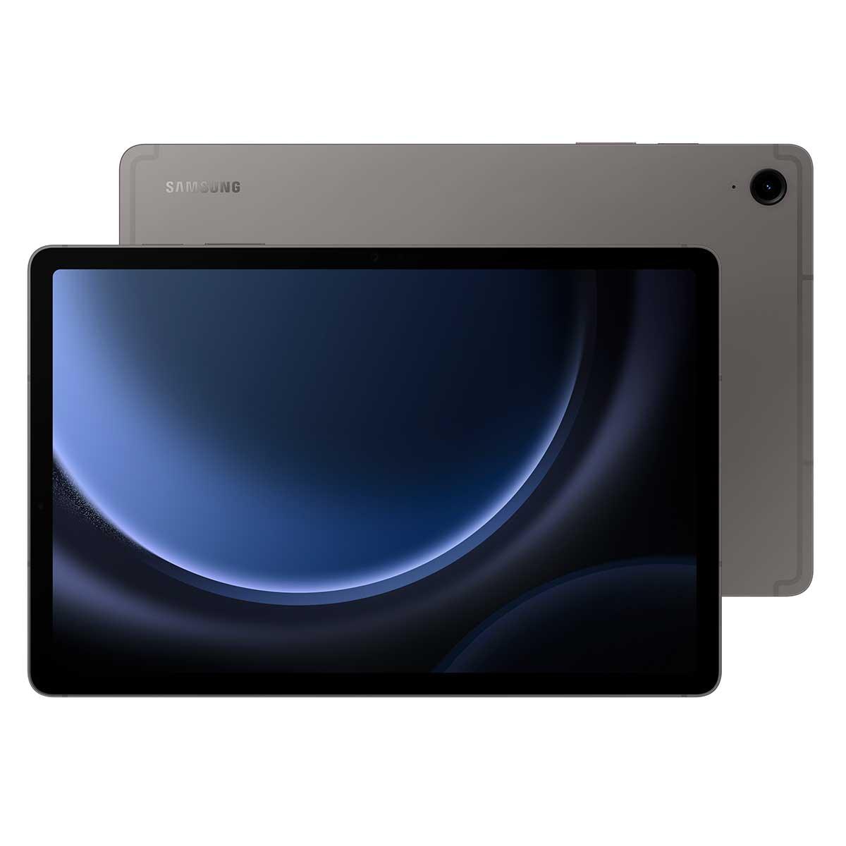 Tablet Samsung Galaxy Tab S9 FE, Tela de 10-9&apos; Polegadas 90Hz Tela Imersiva, 128GB 6GB RAM Tela 8MP Selfie 12MPUW Cinza WF Android 14