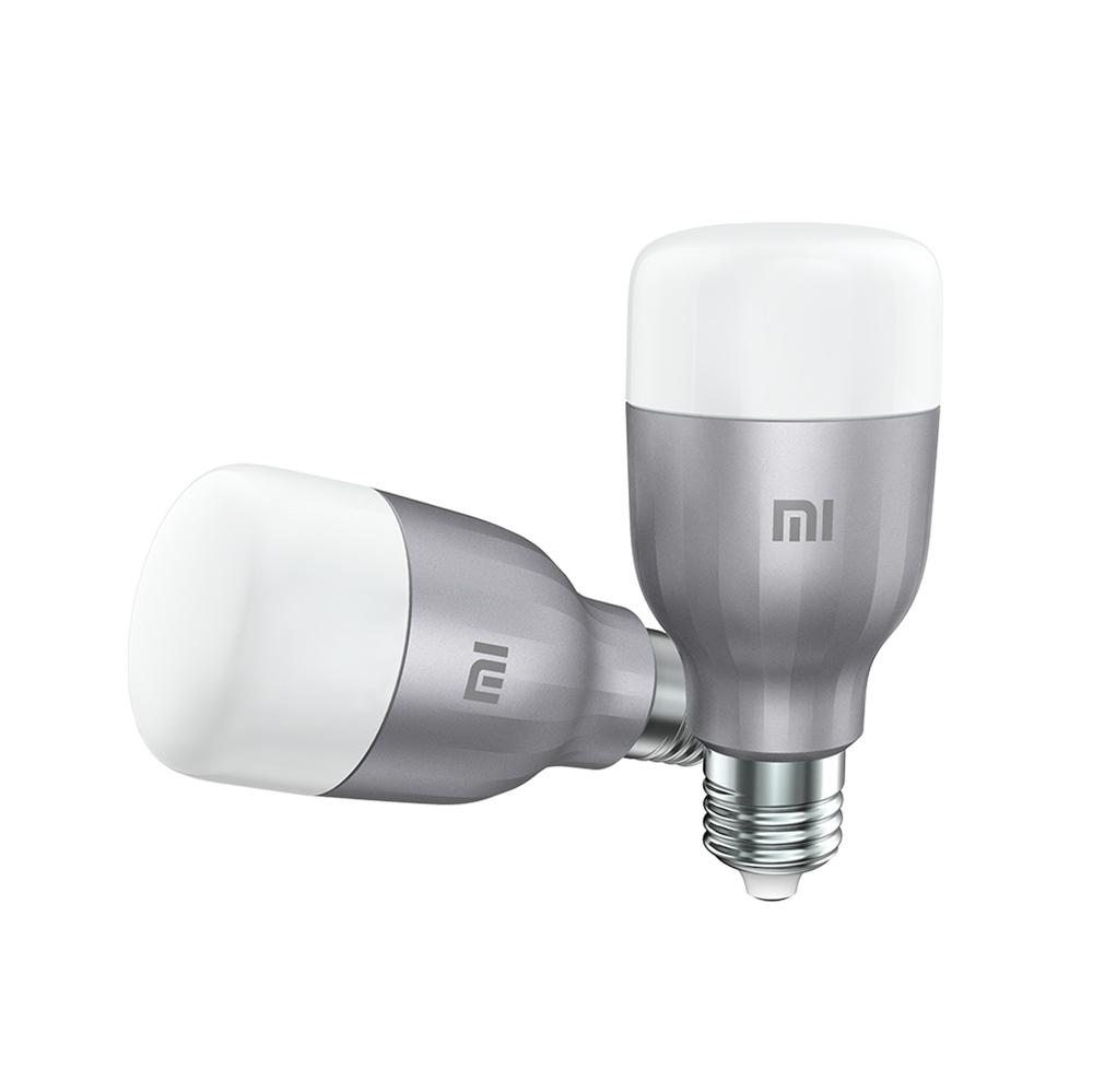 Kit com 2 Lâmpadas Inteligentes Mi Led Smart Bulb