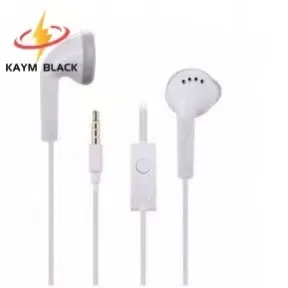 LE - 295 Fone de ouvido branco e preto para celular,headset com fio e microfone, entrada de 3.5mm, para celular volume ajustável 80%,