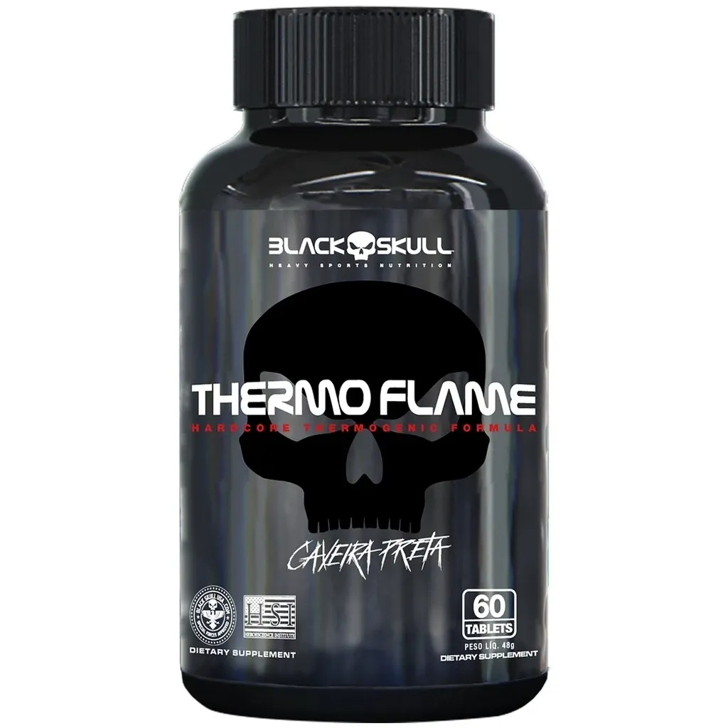 Termogênico Thermo Flame - 60 Tabletes- Blackskull