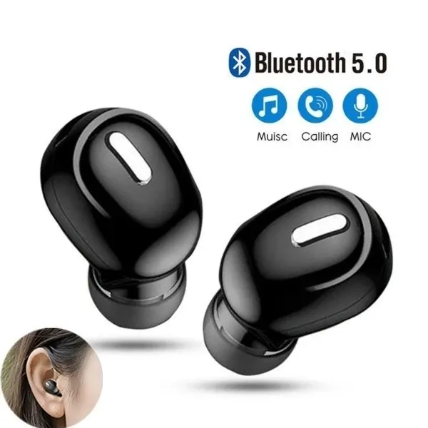 X9 mini 5.0 bluetooth fone de ouvido com microfone sem fio fones handsfree estéreo para xiaomi todos os telefones(1 pc Só)